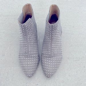 Grey top shop booties